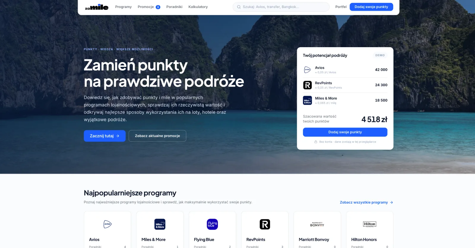Zamile.pl wystartowało. Ma pomóc Polakom latać taniej i wygodniej