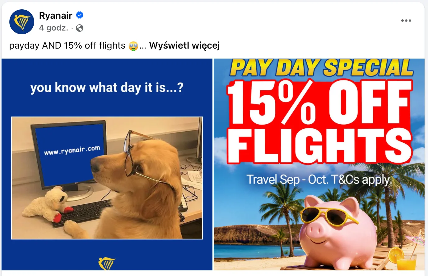 promocja ryanari