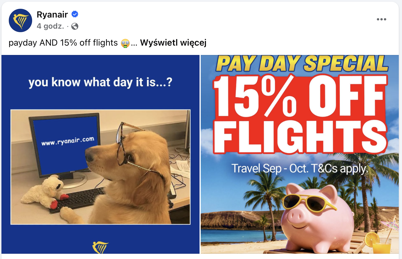 promocja ryanari