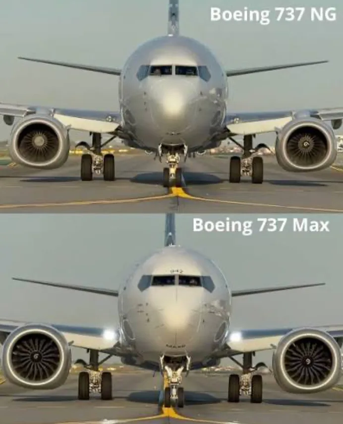 Boinx 737 vs Boing 737 MAX 8